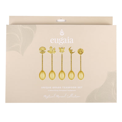 Eugaia Brass Teaspoon Set | Mystical - Eugaia